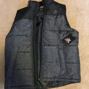 Black puffy sports vest
